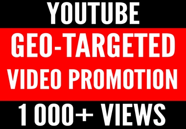 Geo-targeted Youtube video promotion