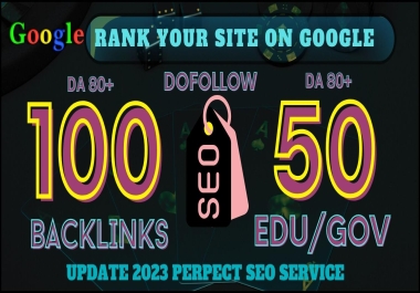 High authority contextual dofollow manual link building 100 backlinks and 50 GOV/EDU perfect seo