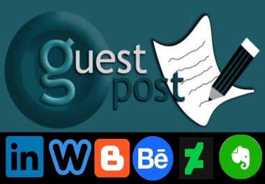 SUPER STRONG Write and Publish DA 90 plus 8 guest post 600+ words on page SEO Optimized article