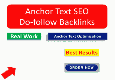 Get Rank with 2000 Anchor Text SEO Do-follow Backlinks
