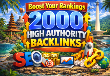 Boost Your Websites Rankings With 2000 High Authority Backlinks-1000 Tier 1-1000 tier 2