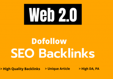 100 High Authority Web 2.0 PBN Dofollow Backlinks