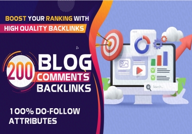 do 200 high pa da blog comments backlinks manually