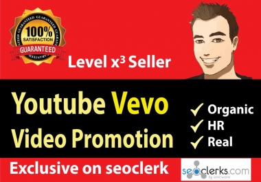 Youtube Vevo video promotion for getting real audiences
