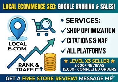 Local SEO for your WooCommerce,  Shopify,  or Laravel ecommerce website