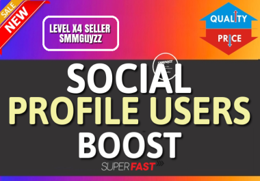 Get Social Profile Users High Quality Booster