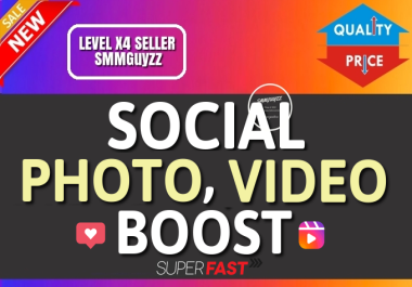 Get Real Social Picture OR Video High Quality Booster