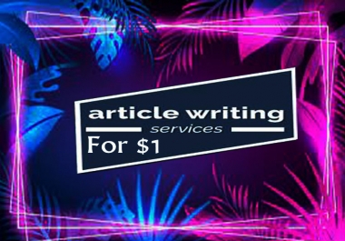 I will write 100 - 300 article E- product or any Niche