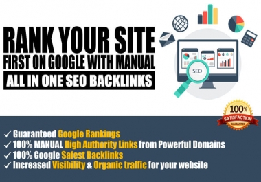 Boost Your Rankings with High authority Manual Dofollow Backlinks