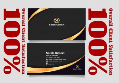 I will do modern business card with logo design for free