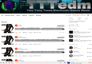 I will do a responsive website for all Devices. Setup your Music on All digital outlets Free