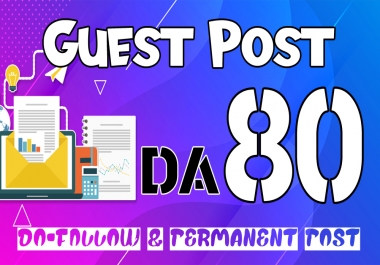 Guest Blog on DA-80 News Blog with Dofollow link