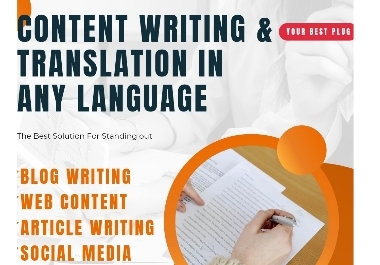 Content Writing and Translation