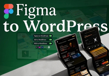 I will convert figma to wordpress website or landing page by elementor pro