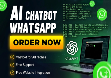 I will create a whatsapp chatbot using whatsapp business API