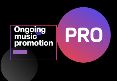 Professional Ongoing Music Promotion