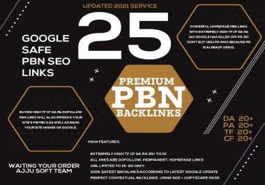 25 PBN POST - Spam free pbn websites - high TF CF DA PA SEO Backlinks