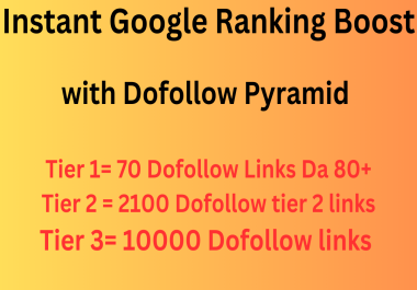 Quick Google Ranking magic with do-follow pyramid
