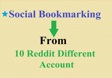 Manually Provide 10 Social Bookmarking From Redit