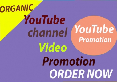 Do Amazing YouTube Promotion & Social Media marketing