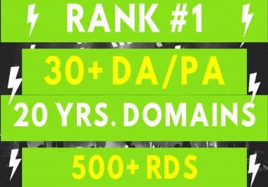 30 Authority PBN Backlinks for Quick Top Rankings
