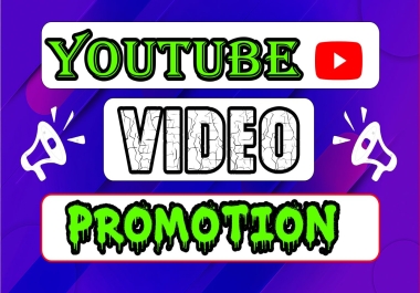 YouTube video for growth I will promote