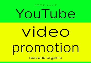 YouTube Video Promotion Long Lasting And Organic Grow