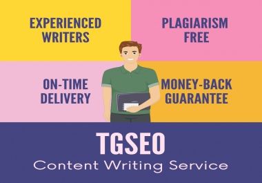 2x 1000-1500 words high-quality REAL HUMAN content writing by experienced writers,  plagiarism-free