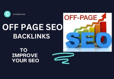 Manual Create complete off page SEO package with high da backlinks