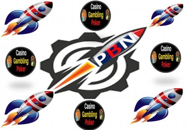 Shoot your Link with 52 Plus PBNs Casino Gambling Poker Judi Related High DA Network