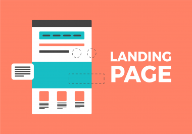 Create Two landingpage for any niches with reasonable layout