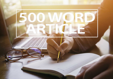 Write 7 Original 1000 Word Well Researched ARTICLE