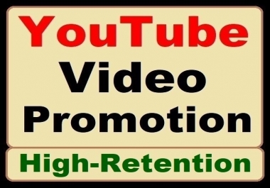 YouTube Video Organic Promotion the Best Service