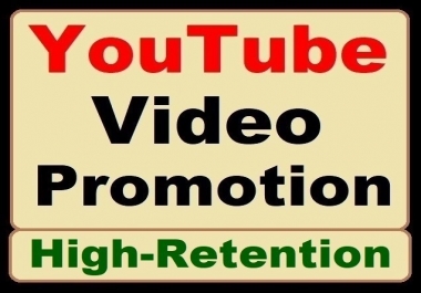 YouTube Video Organic Promotion Genuine Marketing