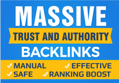 130 Manually white hat links with education backlinks for website seo
