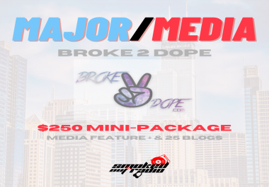 Get Your Music/Video Featured on Broke 2 Dope