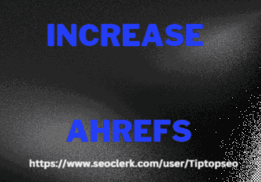 I will increase Ahrefs domain rating results upto 50+ without redirect links