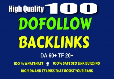 High quality 100 Do-Follow SEO Backlinks for Google Ranking