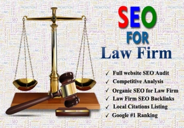 Law Firm SEO By Top 100 Lawyer Niche SEO Backlinks for Google Ranking