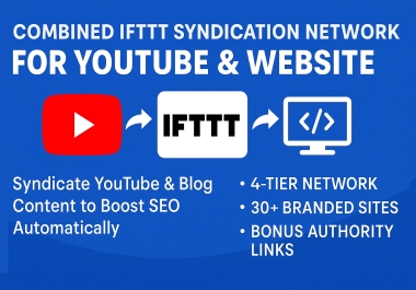 Combined IFTTT Network For YouTube And Website