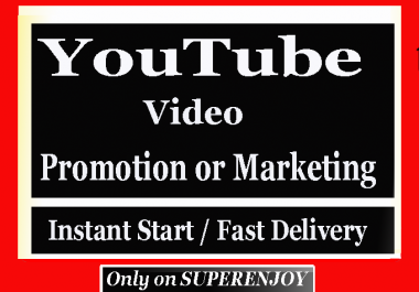Fast Organic Youtube Video Promotion and marketing general audience