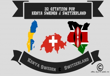 32 citation for Kenya Sweden & Switzerland