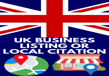 100 High Quality UK Local Citation Service