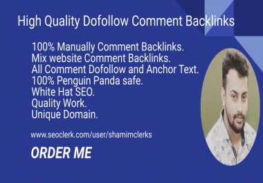 I Will High Quality 200 Do Follow Blog Comment Backlinks