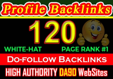 Real 120 Pr9 High DA PA Dofollow Quality Profile Backlinks