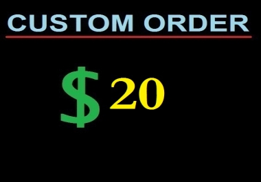 Custom order for my buyer do not buy if you not talked with me