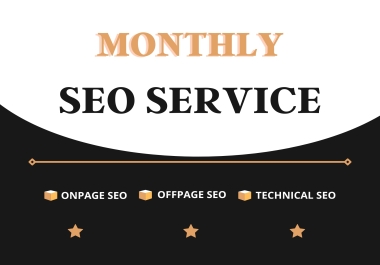 Google First Page Rank With Complete Monthly SEO Service