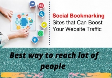 I will do 150 social bookmarking for your website