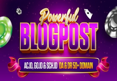 High-Authority AC. ID,  GO. ID & SCH. ID Content Placement