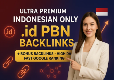 Get 50 Premium. id Homepage Indonesian PBNs Backlinks Fast Ranking on Google